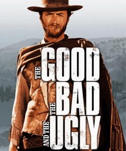 Good Bad Ugly Poster paint by number