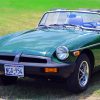 Green Mgb Cars paint by number