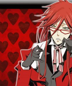 Grell Sutcliff Anime paint by number