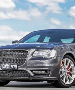 Grey Chrysler 300 Srt Car paint by number