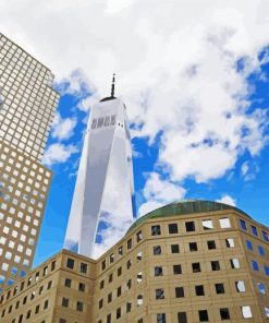 Hotels Near World Trade Center paint by number