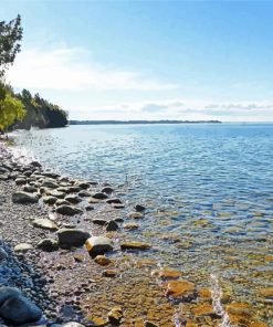 Lake Simcoe paint by number