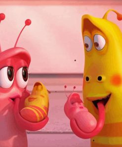 Larva Cartoon Series paint by number