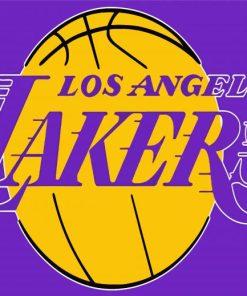 Los Angeles Lakers Logo paint by number