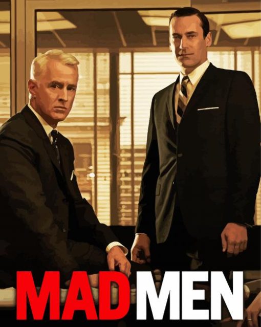 Mad Men Movie Poster paint by number