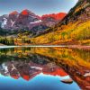 Maroon Bells National Forest paint by number