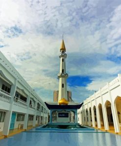 Masjid At Taqwa Miri paint by number