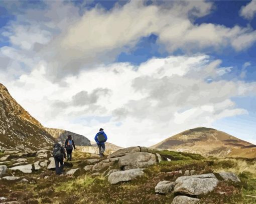 Mourne Mountain paint by number