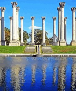 National Capitol Columns paint by number