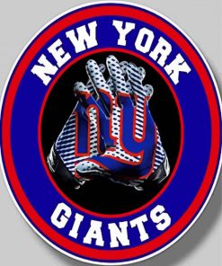 New York Giants Football Logo paint by number