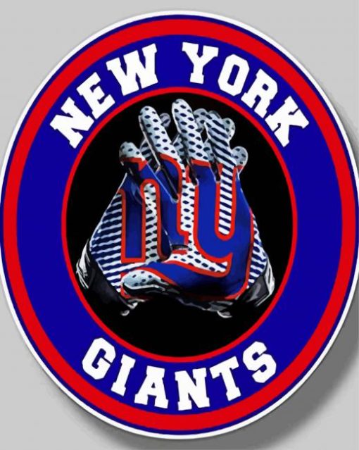 New York Giants Football Logo paint by number