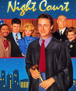 Night Court Poster paint by number