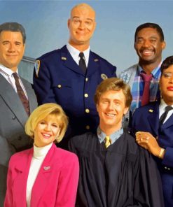 Night Court Characters paint by number