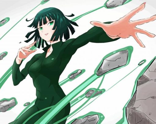 One Punch Man Fubuki paint by number