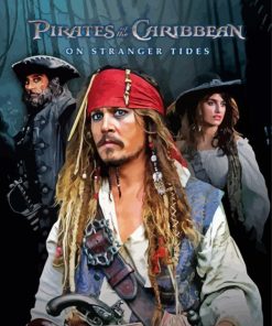 Pirates Of The Caribbean Movie Poster paint by number