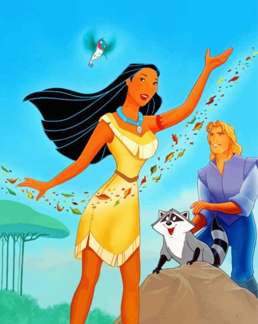 Pocahontas Disney Movie paint by number