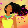 Pocahontas Disney Princess paint by number