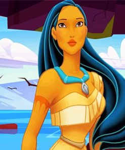 Pocahontas Disney paint by number