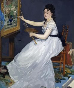 Eva Gonzales Portrait By Edouard Manet paint by numbers