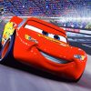 Red Cars Movie paint by number