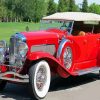 Red Duesenberg paint by number