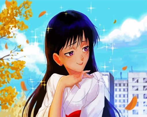 Sailor Moon Mars Anime paint by number