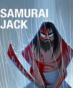 Samurai Jack Poster paint by number