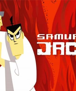 Samurai Jack paint by number