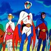 Science Ninja Team Gatchaman Series paint by number