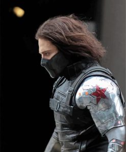 Sebastian Stan Winter Soldier paint by number