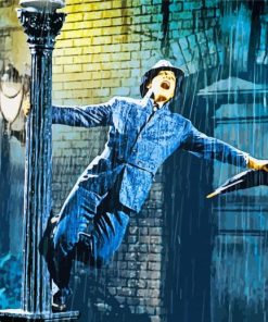 Singing In The Rain Movie paint by number