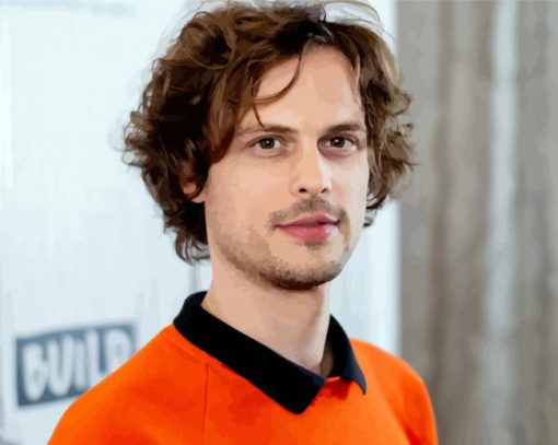 Spencer Reid paint by number