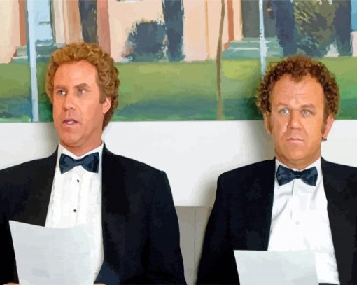 Step Brothers Movie Characters paint by number