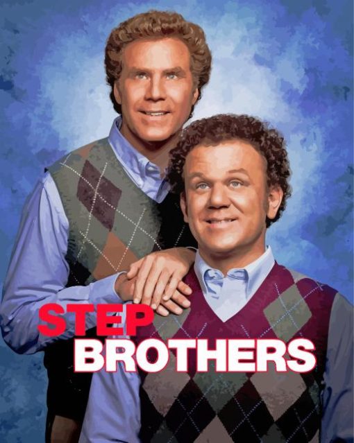 Step Brothers Movie Poster paint by number