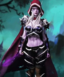 Sylvanas Windrunner Warcraft Serie paint by number