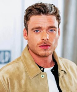 The Actor Richard Madden paint by number