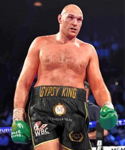 The Boxer Tyson Fury paint by number