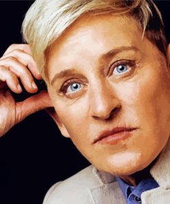 The Comedian Ellen Degeneres paint by number