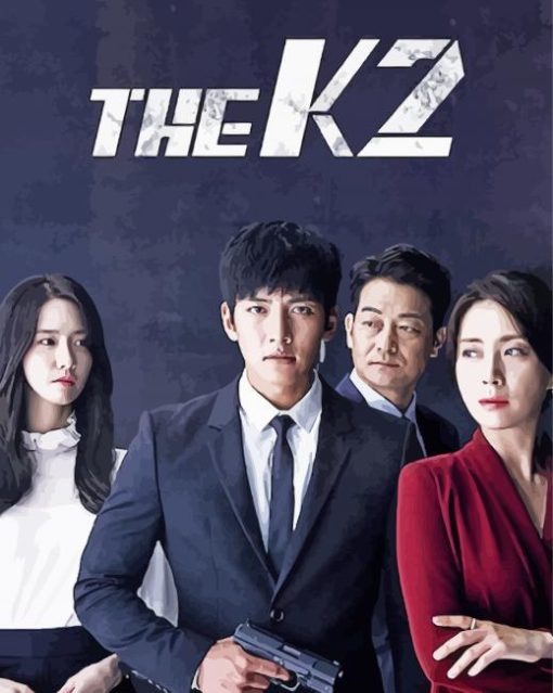 The K2 Movie Poster paint by number