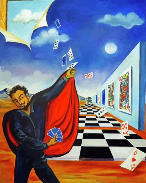 The Magician Art paint by numbers