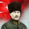 The President Mustafa Kemal Ataturk paint by number