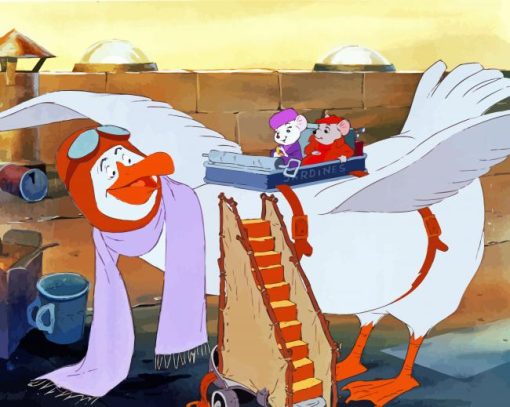 The Rescuers Animation paint by number