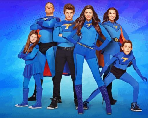 The Thundermans Characters paint by number