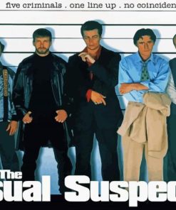 The Usual Suspects Movie paint by number