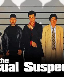 The Usual Suspects Movie Poster paint by number