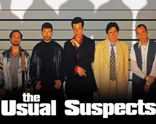 The Usual Suspects Movie Poster paint by number