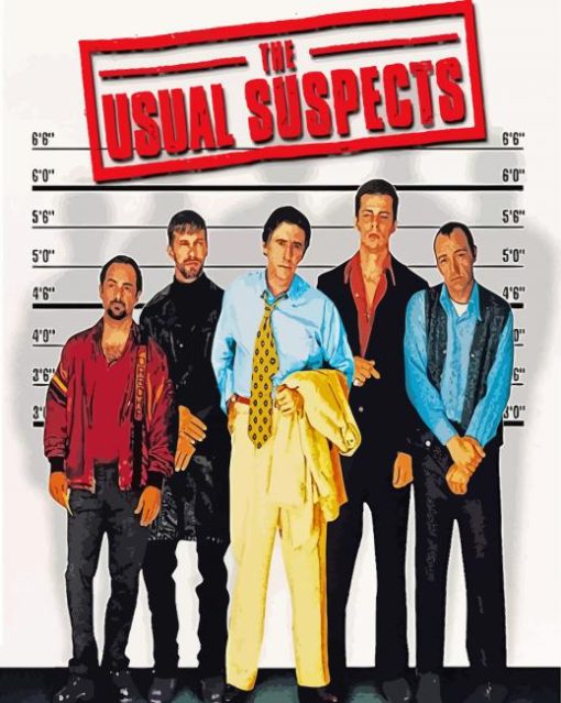 The Usual Suspects Poster paint by number