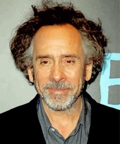 Tim Burton Portrait paint by number