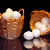 Two Baskets Of Chicken Eggs paint by number