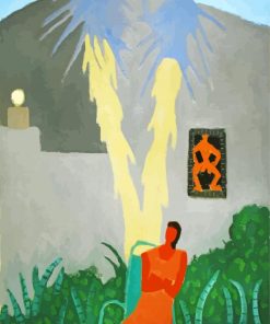 Woman And Palms By Milton Avery paint by number